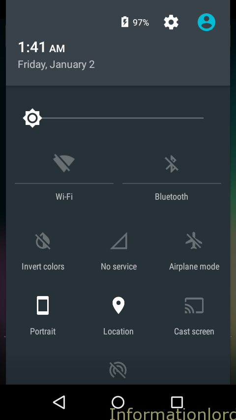 Android lollipop Notification Bar Xperia L