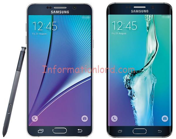 Samsung Note 5 Press release image, Samsung Galaxy S6 Edge press release, Samsung S6 Plus Press leaked Images