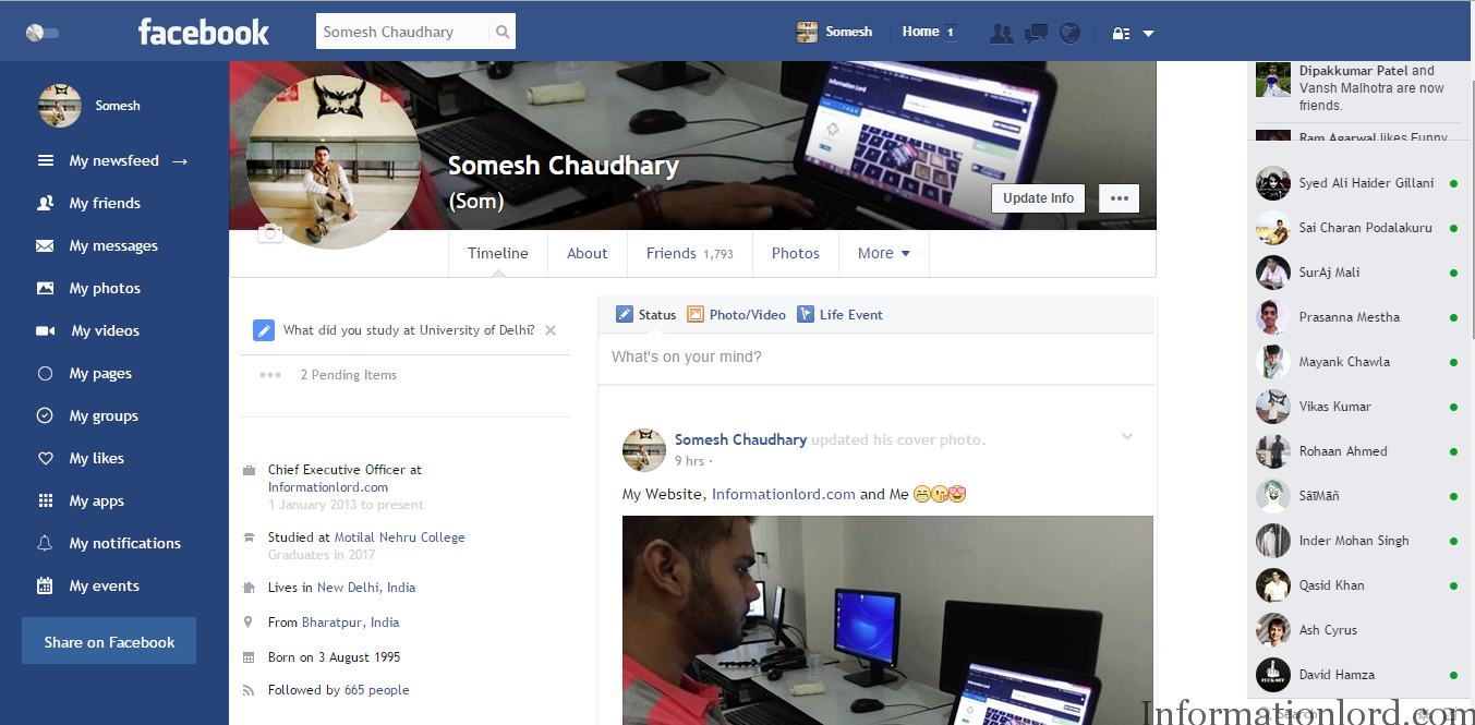 Activate Facebook Material User Interface on PC, Facebook Material UI For Chrome