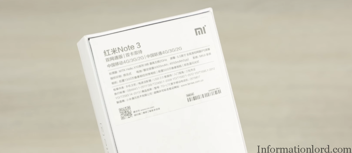 OverView of Specifications of Redmi Note 3