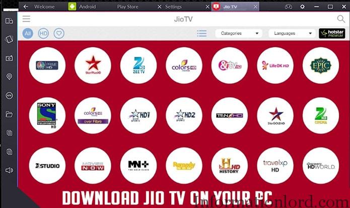 jio tv app not working on bluestacks