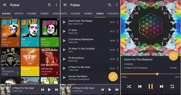 Music Player Named Pulsar for Android