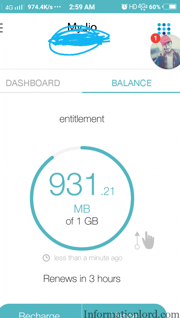 Jio Unlimited Data after 1gb limit high speed