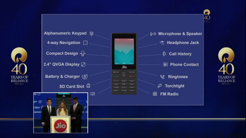 Best features of JIO Phone