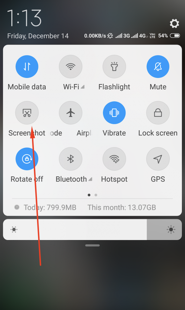 Mi Mix 3 Screenshot with Screenshot Toggle Xiaomi